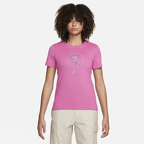 Pink Tops T Shirts. Nike